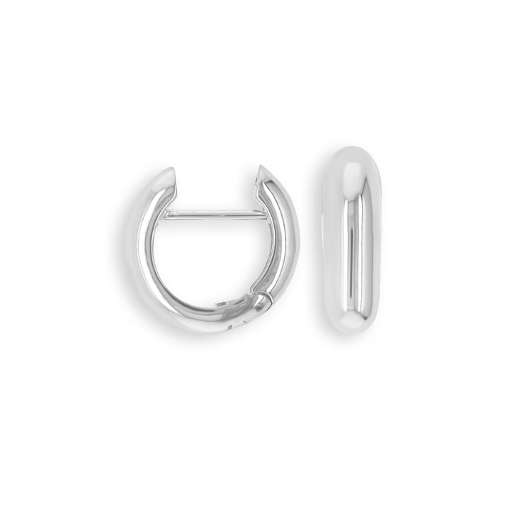 Silver Hoops