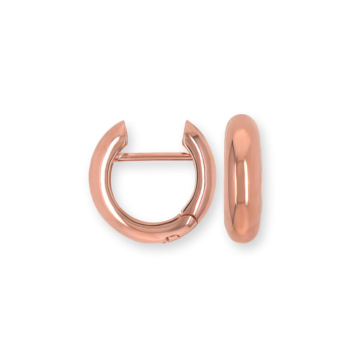 Rose Gold Hoops