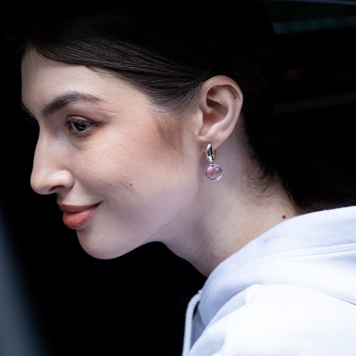 Silver Hoops