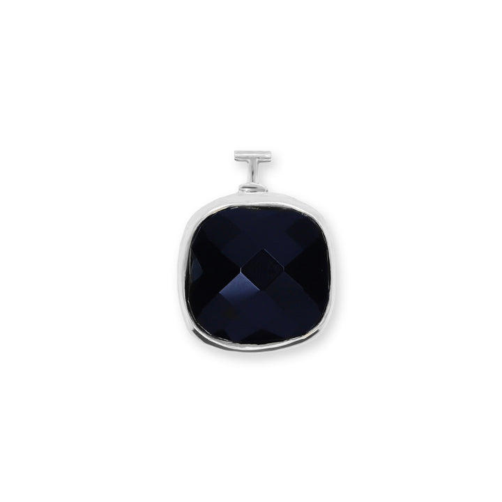 Jet Black Square Cushions