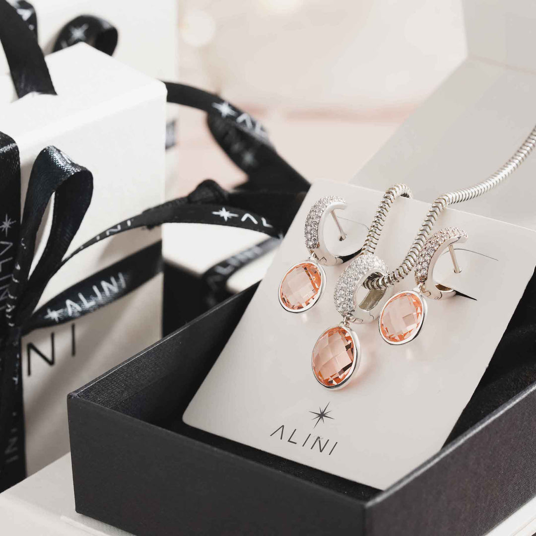 Silver Pavé Pendant
