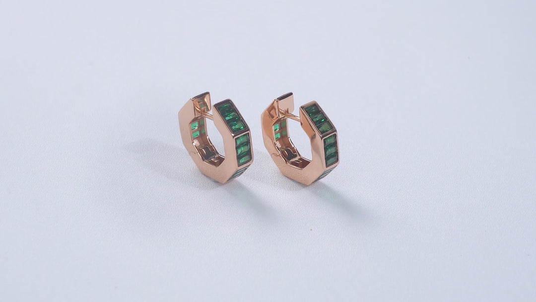 Rose Gold Emerald Jemz