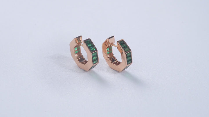 Rose Gold Emerald Jemz